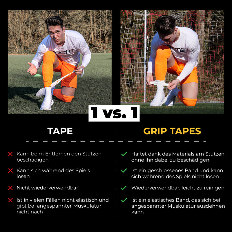 Tape SP Fútbol Sujeta-Espinilleras (5 cm x 4,6 m) Rojo - Fútbol