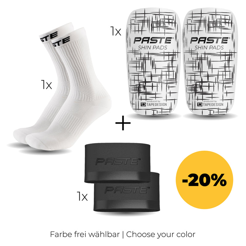 PASTE Set - Performance Socks, Grip Tapes, Shin Guards