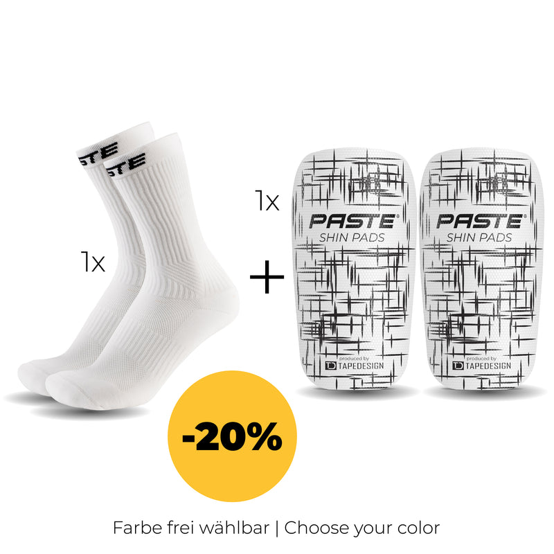 PASTE Set - Performance Socks, shin guards