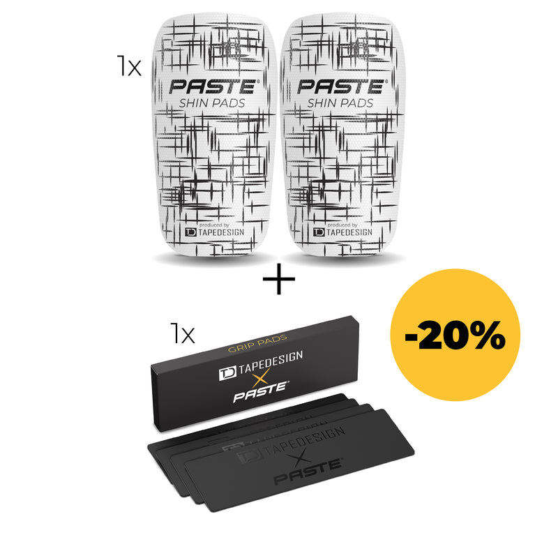 PASTE Set - Shin guards, Grip Pads